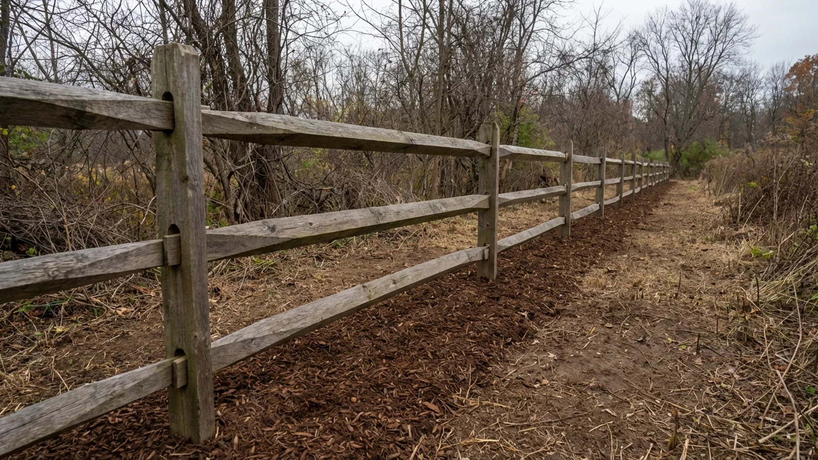 After: Fence Line Clearing in New Jersey