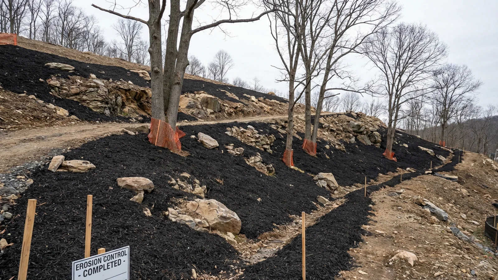 After: Hillside & Steep Terrain Clearing in New Jersey
