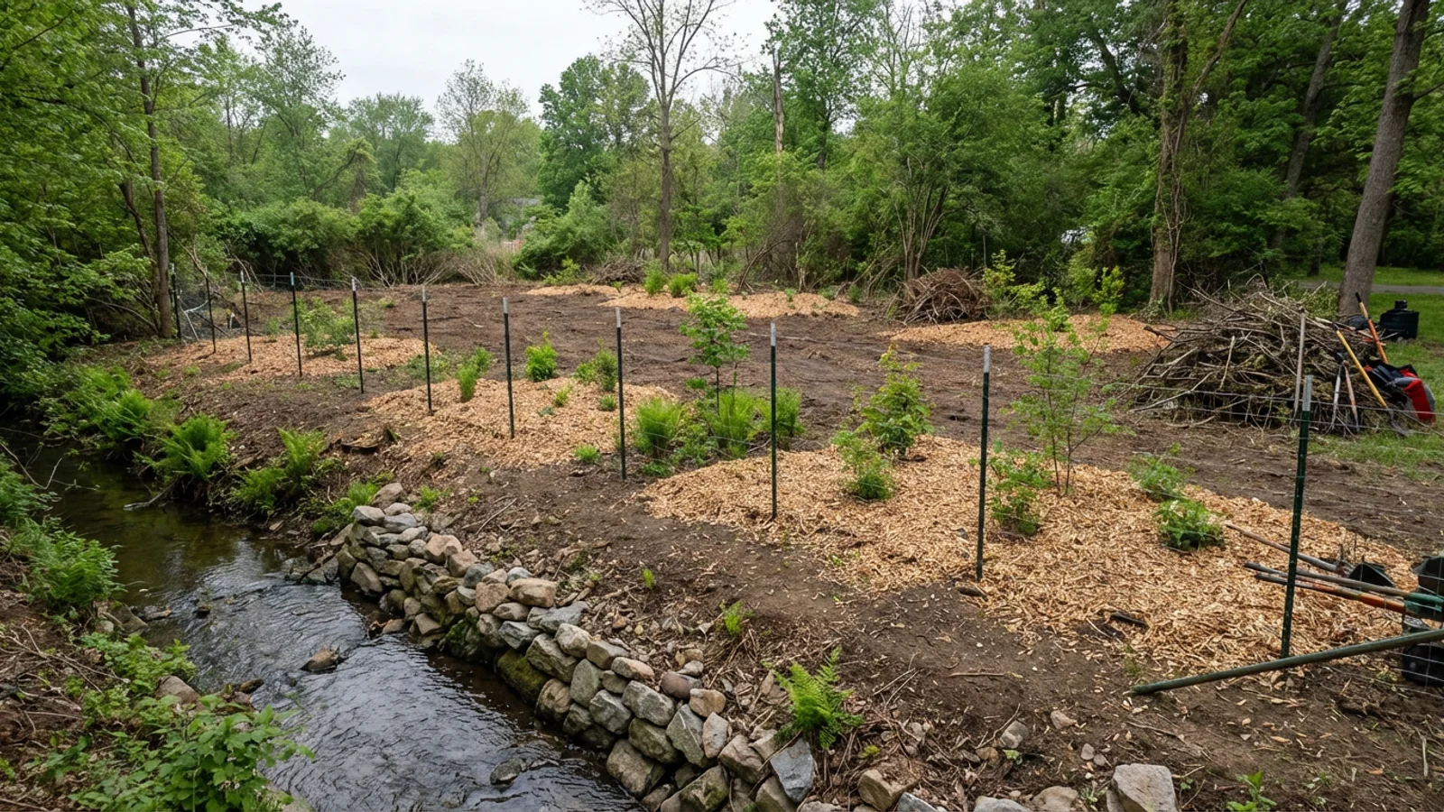 After: Invasive Species Removal in New Jersey