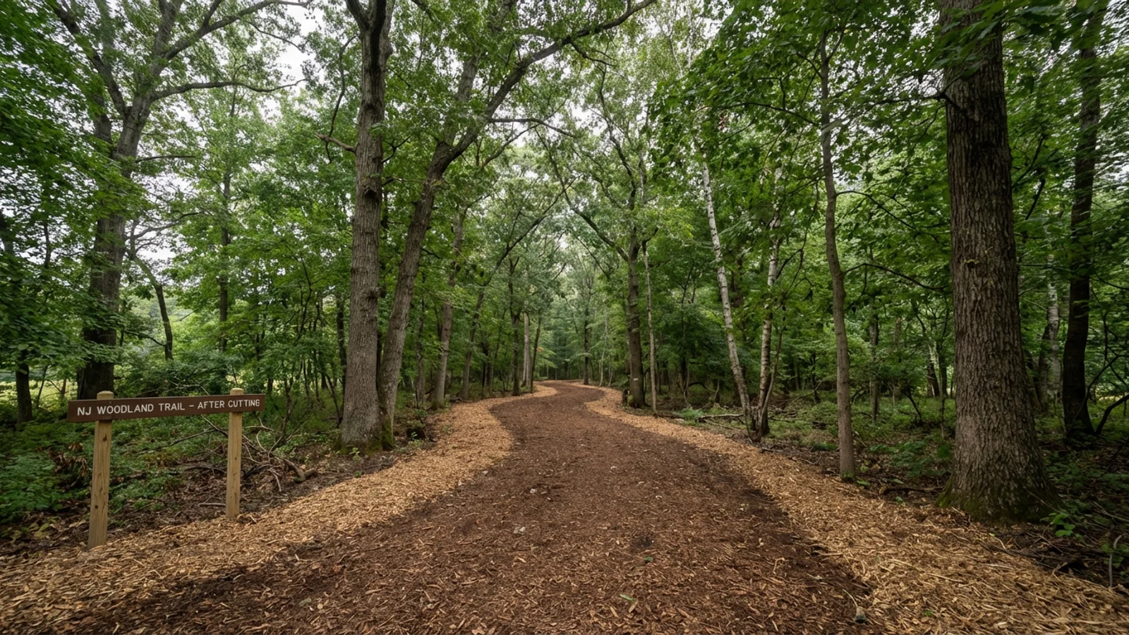 After: Trail Cutting in New Jersey