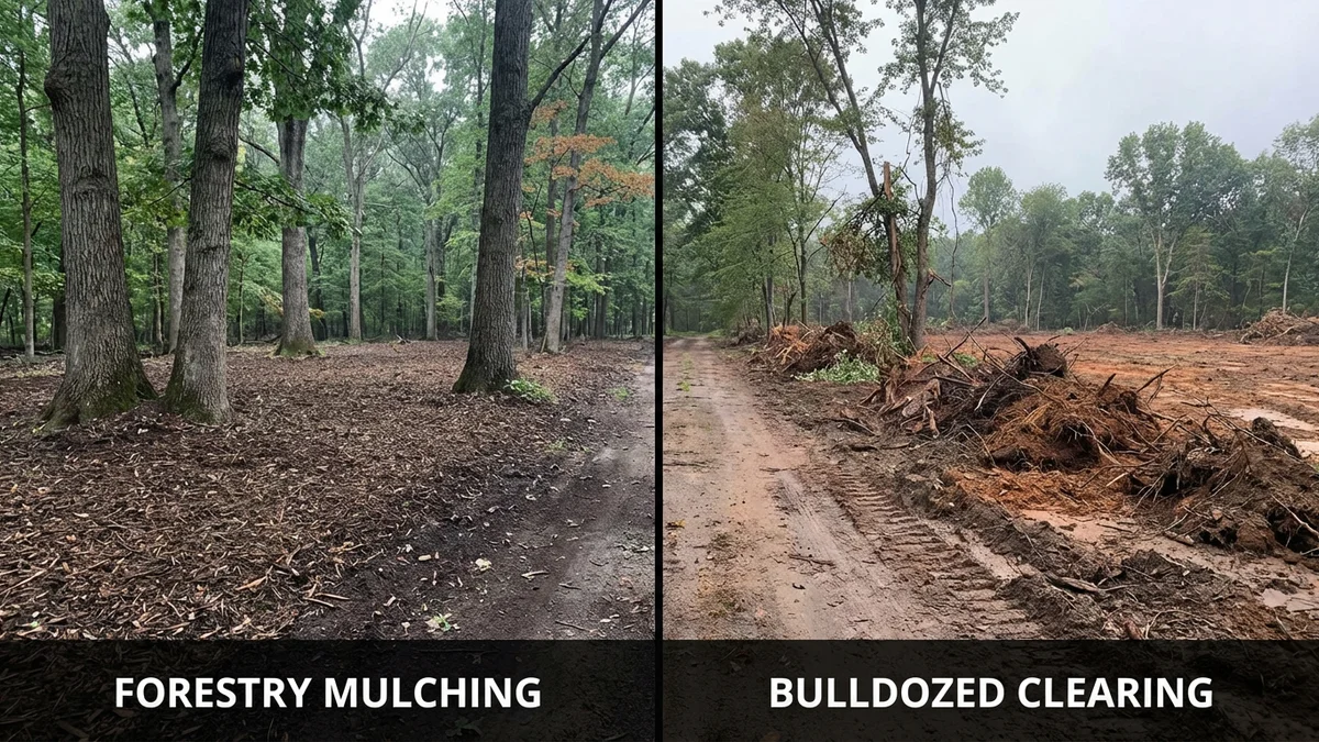 Forestry Mulching vs. Bulldozing: Which Is Right for Your NJ Property?