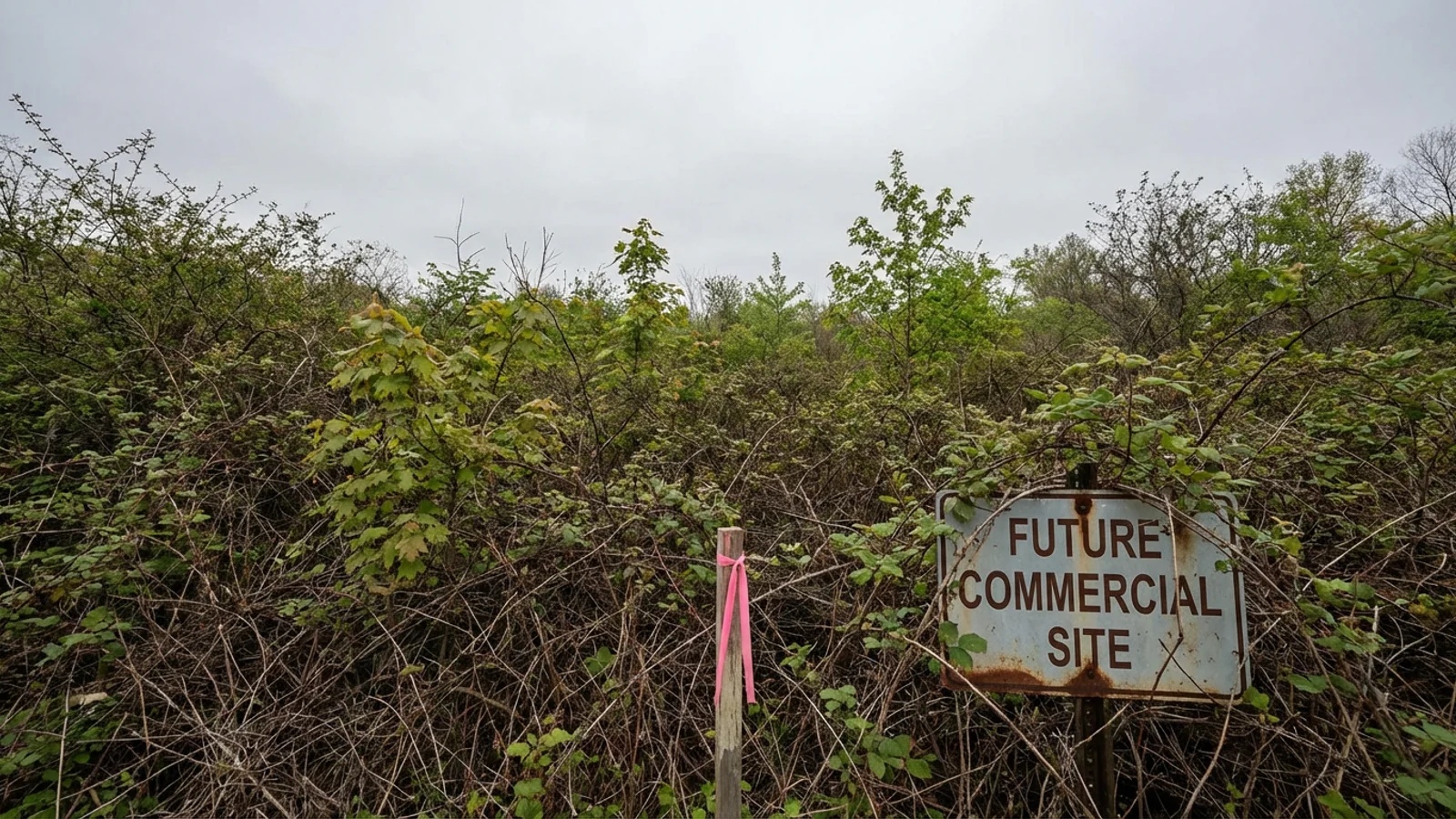 Before: Commercial Land Clearing in New Jersey
