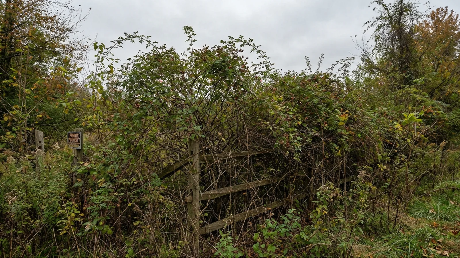 Before: Fence Line Clearing in New Jersey