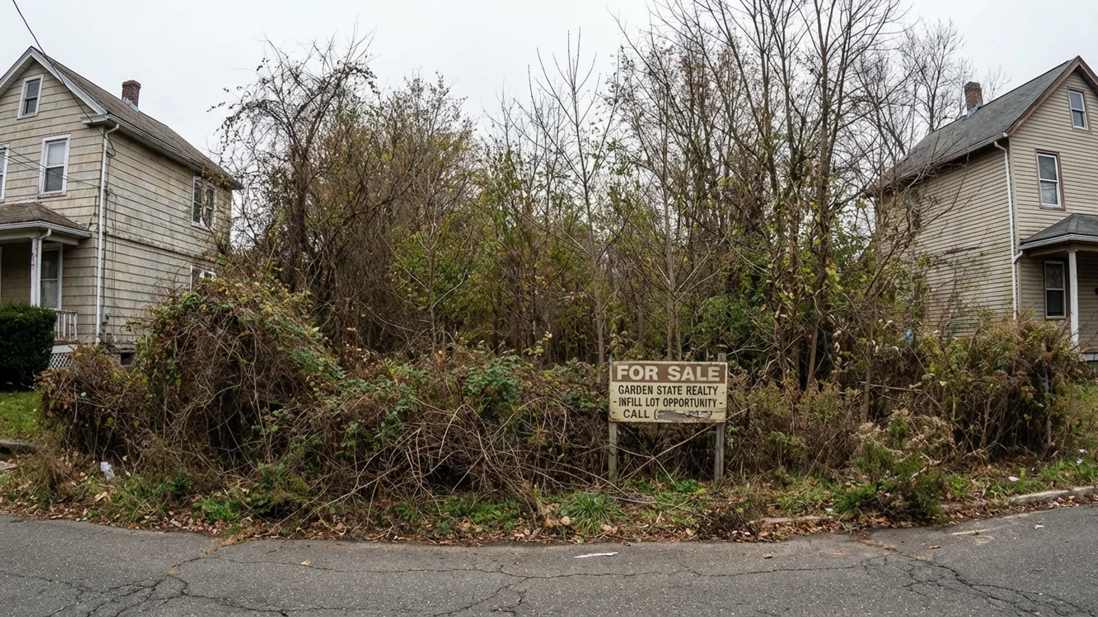Before: Land Clearing & Lot Prep in New Jersey