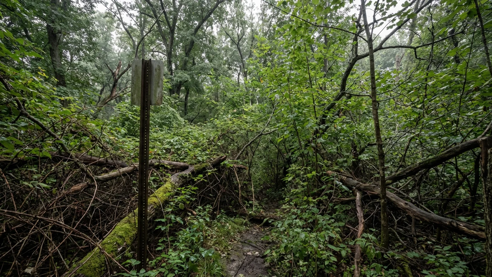 Before: Trail Cutting in New Jersey