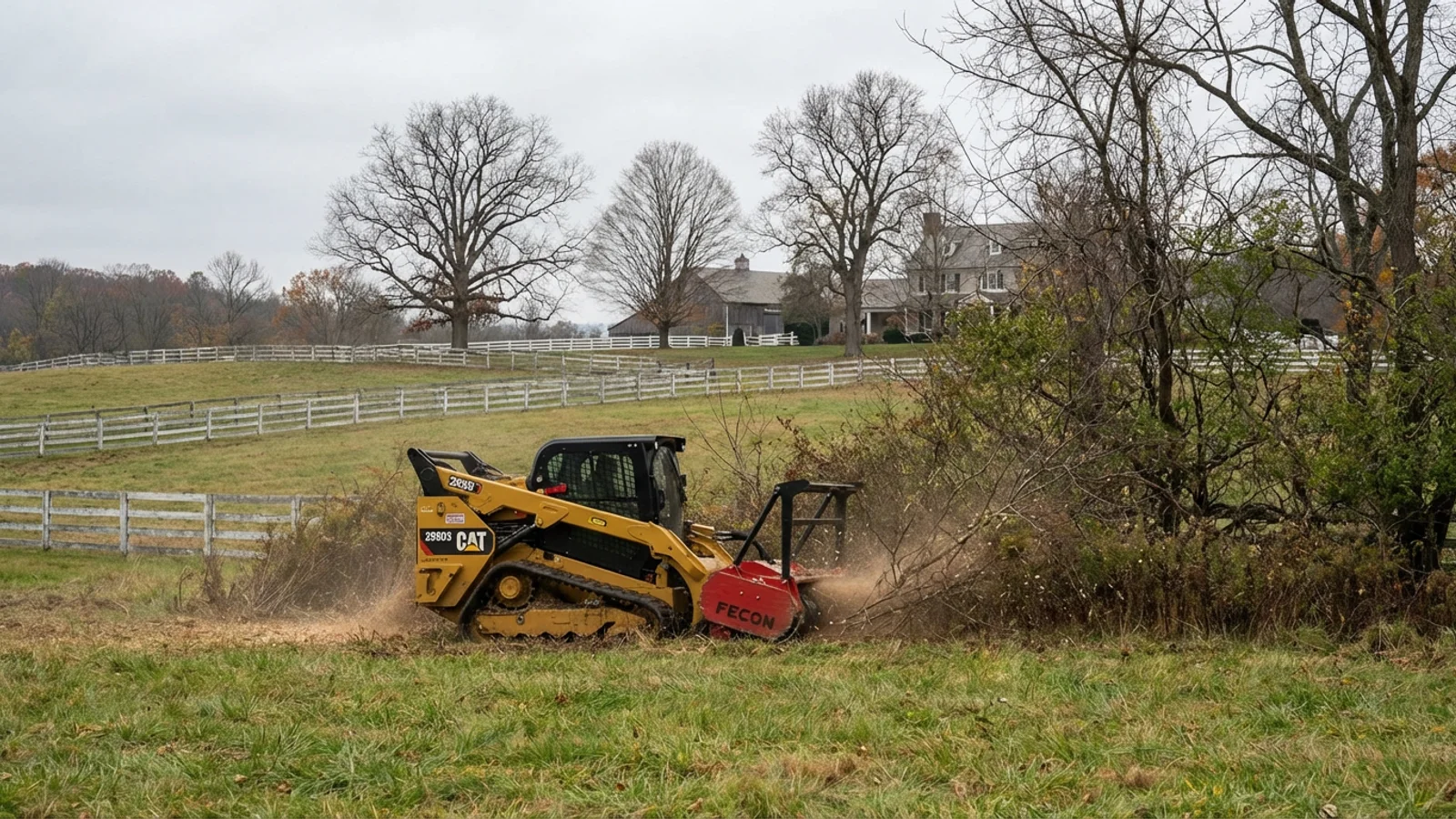 Forestry Mulching in Bedminster, New Jersey