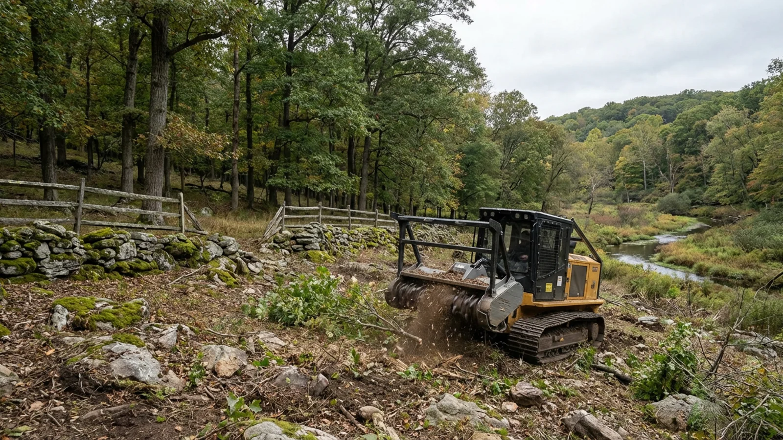 Forestry Mulching in Chester, New Jersey