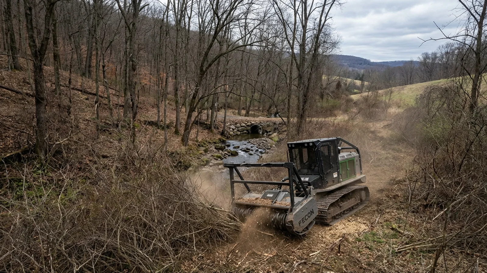 Forestry Mulching in Lebanon Township, New Jersey