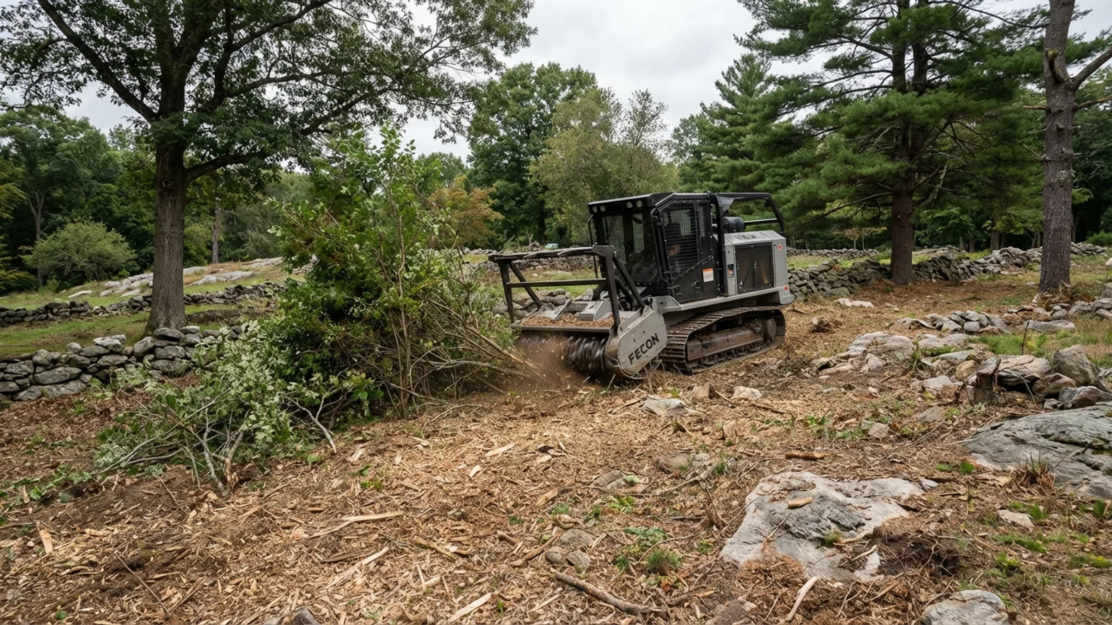 Forestry Mulching in Mendham, New Jersey