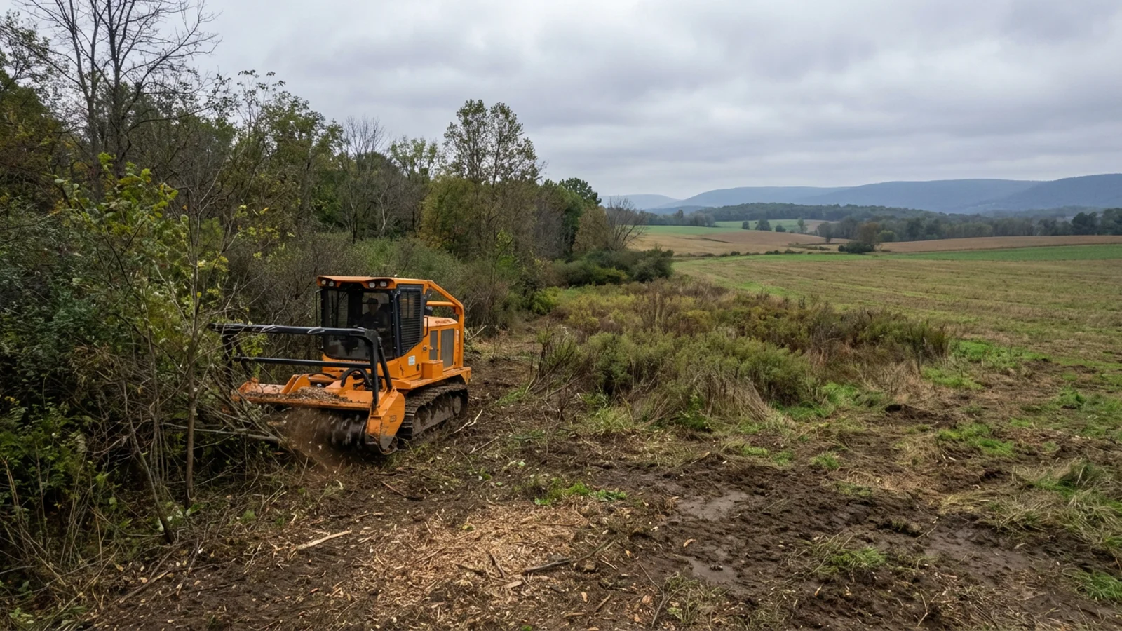 Forestry Mulching in Washington Township, Warren County, NJ