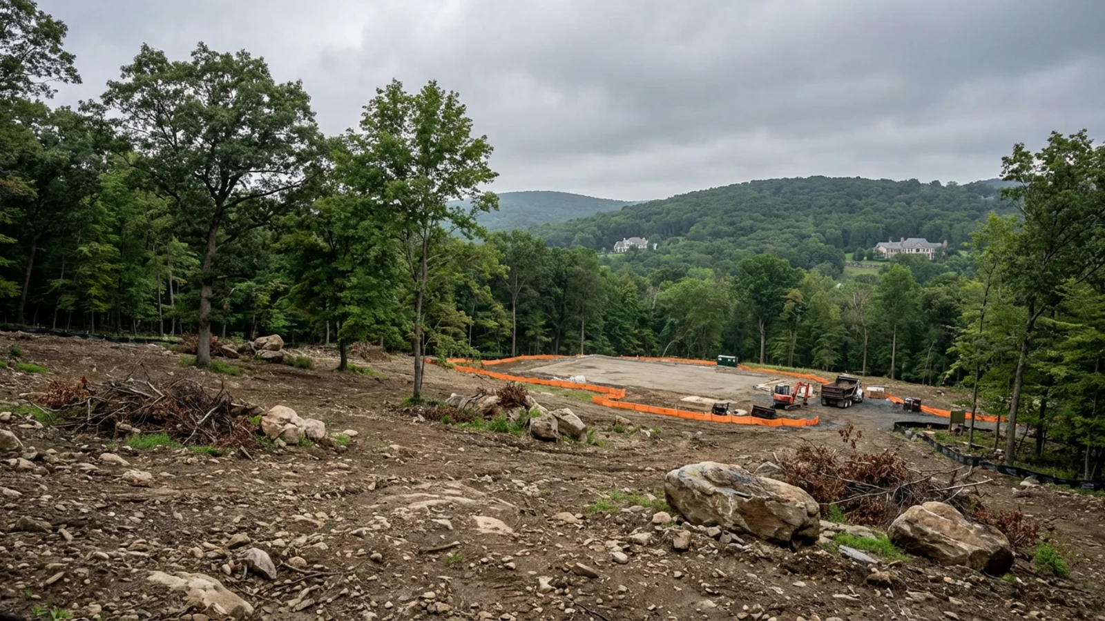 Land Clearing in Bernardsville, New Jersey