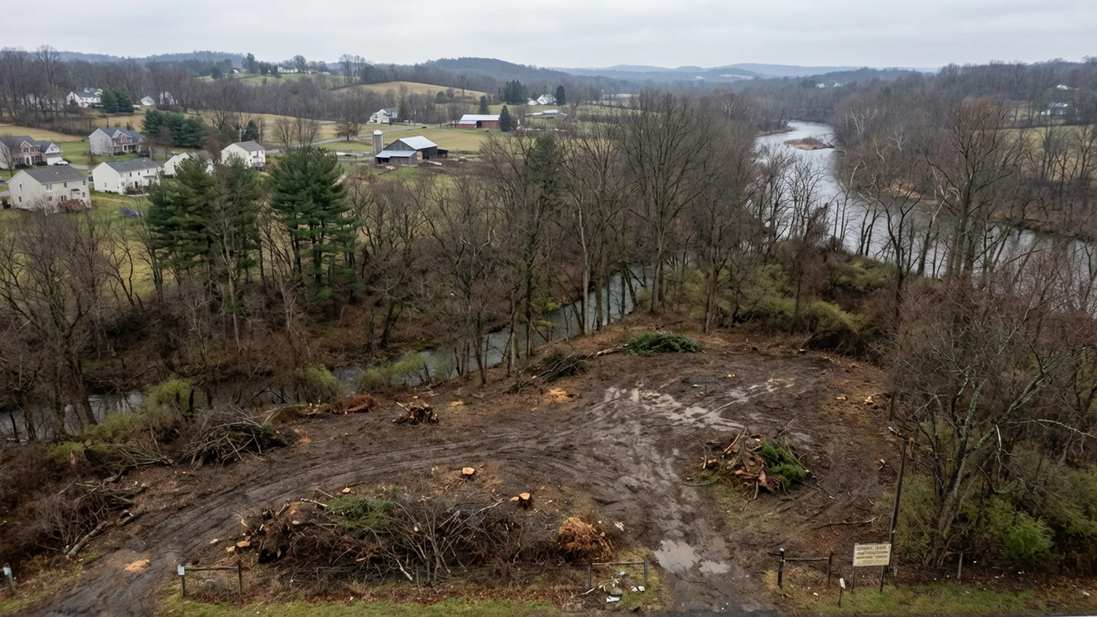 Land Clearing in Branchburg, New Jersey