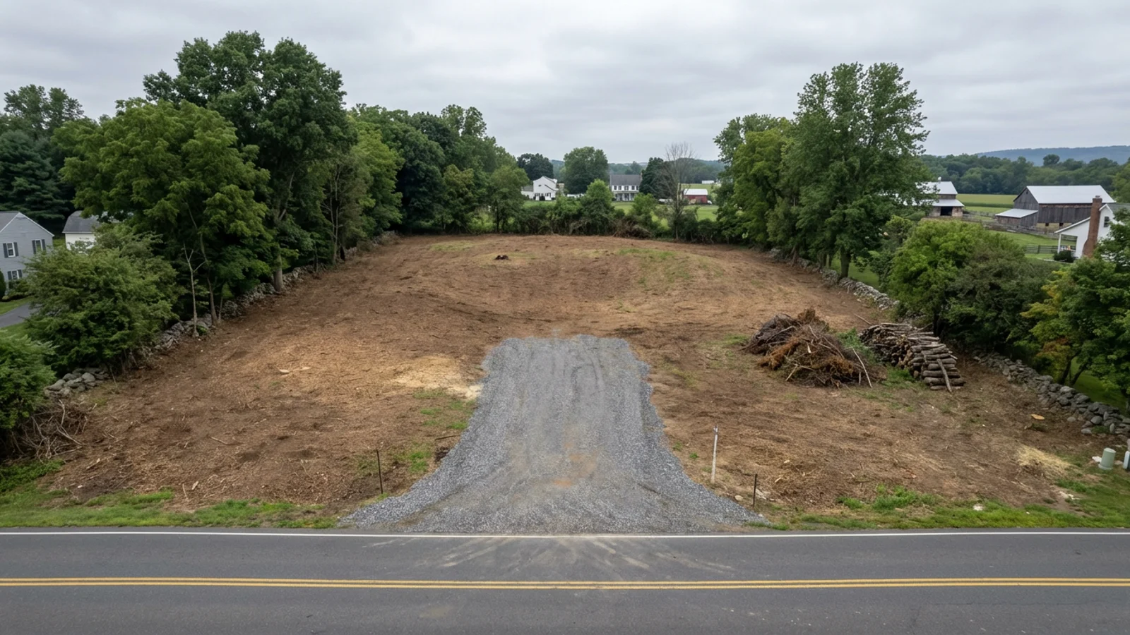 Land Clearing in Flemington, New Jersey