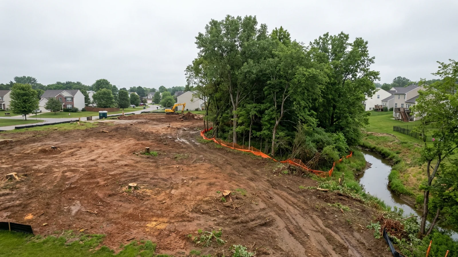 Land Clearing in Hillsborough, New Jersey