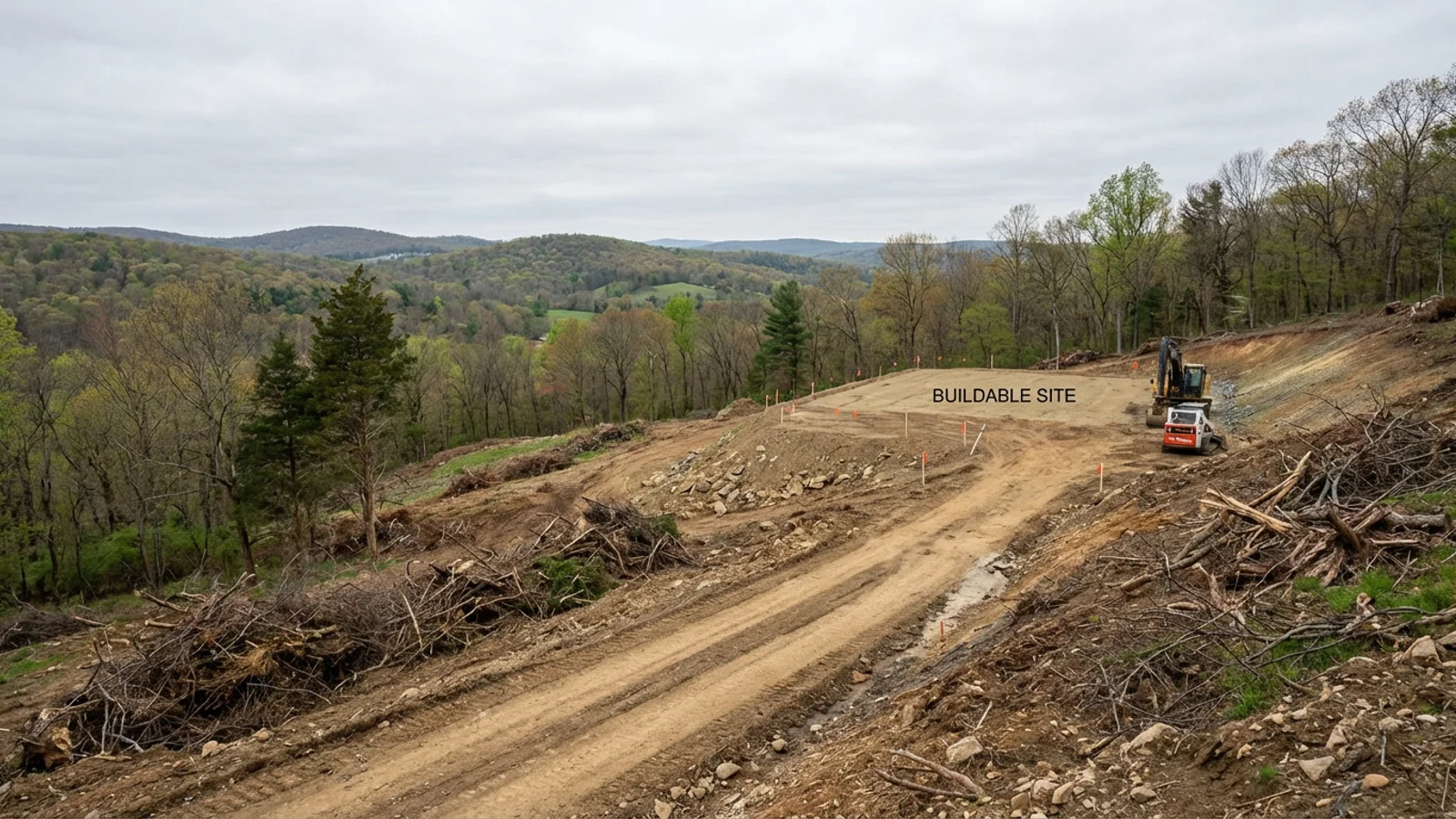 Land Clearing in Lebanon Township, New Jersey