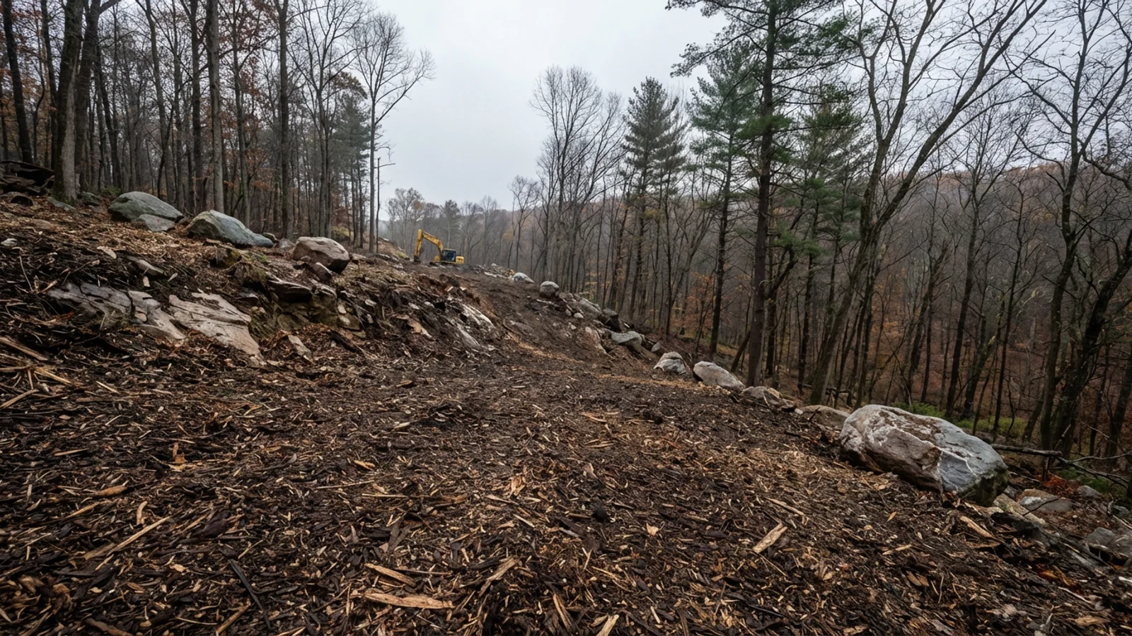 Land Clearing in Washington Township, Morris County, NJ