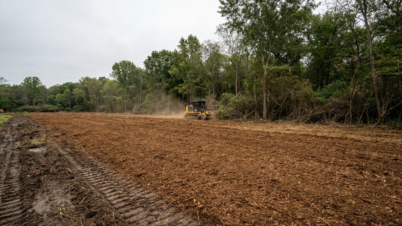Brush clearing and forestry mulching services in New Jersey